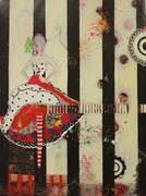 Hand Embellished Giclee on Canvas Alexandra Suarez