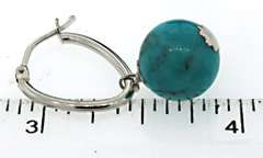 Blue Stone Dangle Earrings