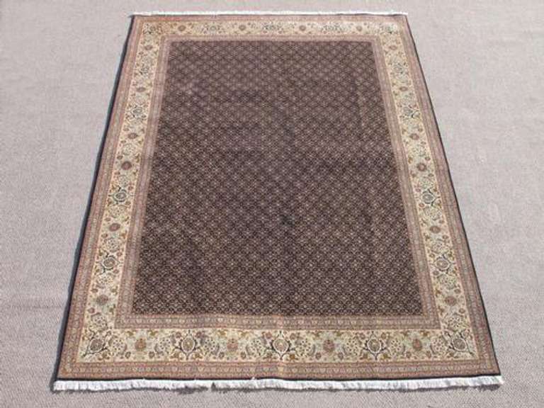 Silk Highlights Gorgeous Persian Tabriz Mahi Design