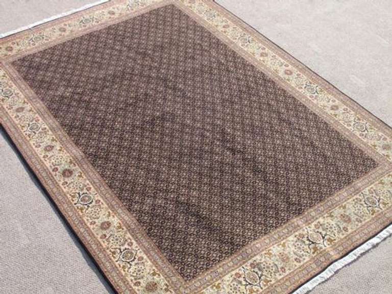 Silk Highlights Gorgeous Persian Tabriz Mahi Design