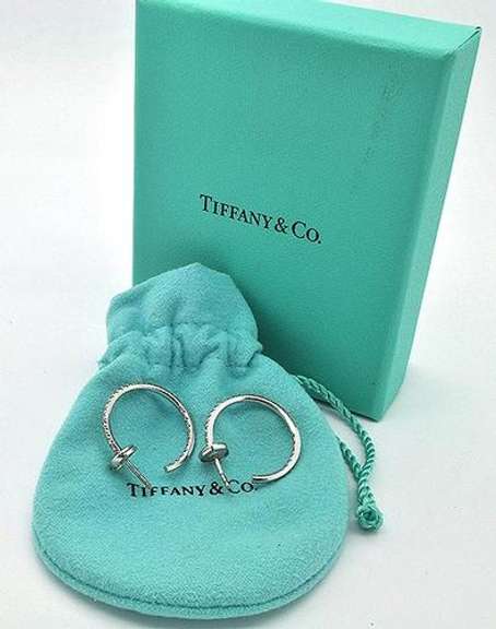 18kt Gold Tiffany & Co Diamond Inside Out Earrings