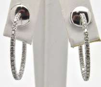 18kt Gold Tiffany & Co Diamond Inside Out Earrings
