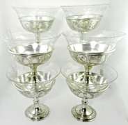 Set of 12 Sterling Fruit Cups