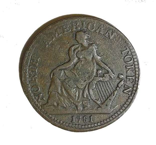1781 North American US Colonial Token