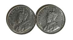 2  Key 1922 Canada Nickels