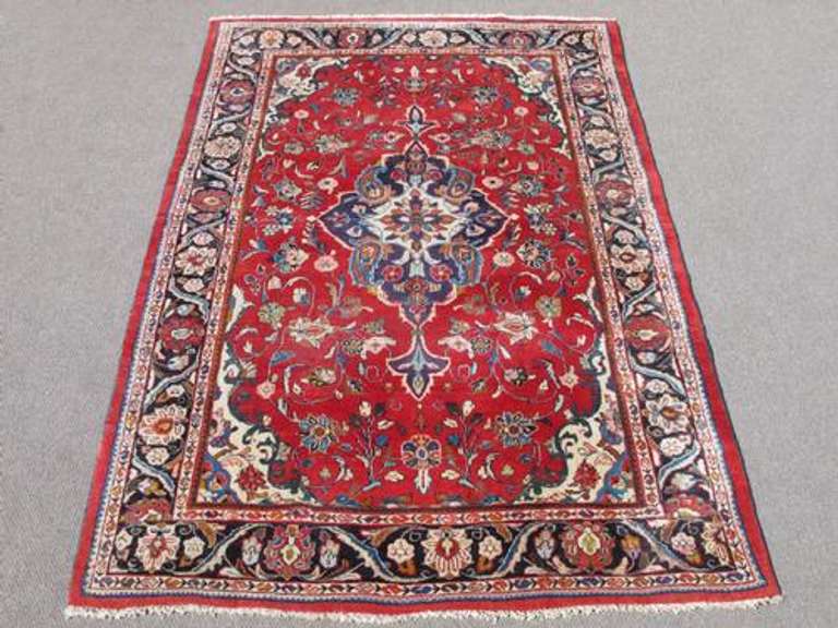 Simply Beautiful Semi Antique Persian Mahal Rug 7x11