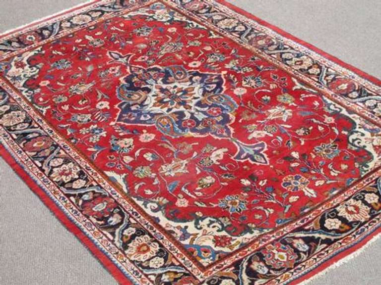 Simply Beautiful Semi Antique Persian Mahal Rug 7x11
