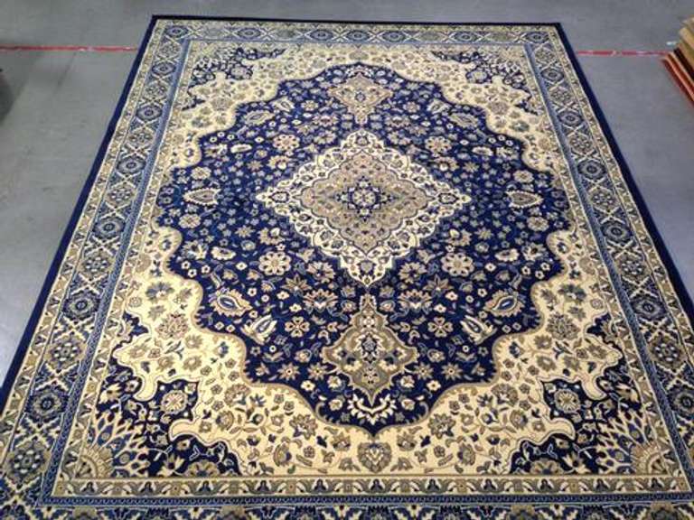 Detailed Classic  Crown Medallion Design  Rug 8x11