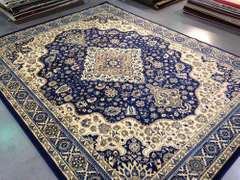 Detailed Classic  Crown Medallion Design  Rug 8x11