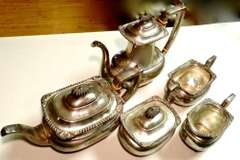 Lord Robert Pattern By International Sterling Tea Set
