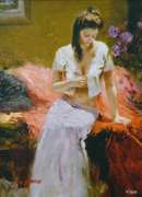 Stunning Pino Into The Night Framed HE Giclee