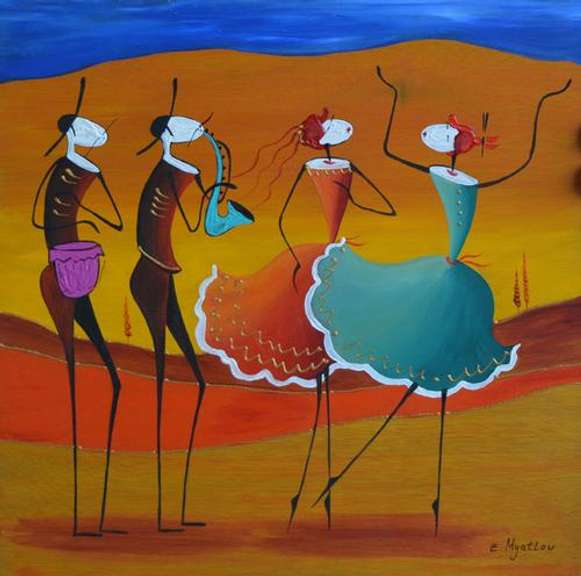 Splendid Esther Myatlov Oil On Wood