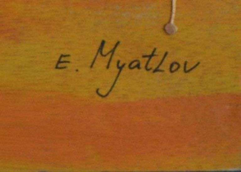 Alluring Esther Myatlov Oil On Wood Esther Myatlov