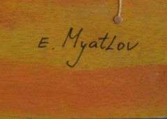 Alluring Esther Myatlov Oil On Wood Esther Myatlov