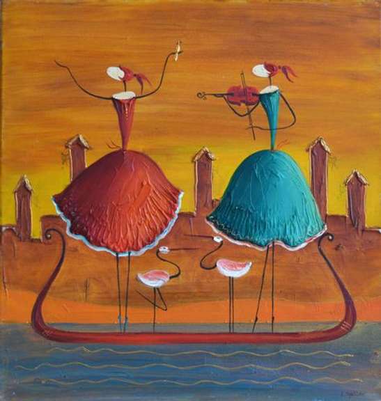 Appealing Esther Myatlov Painting