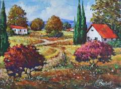 Alluring Mark Braver Original Oil Mark Braver Untitled