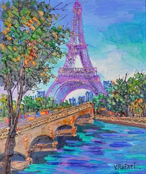 Yana Rafael River By The Effiel Tower