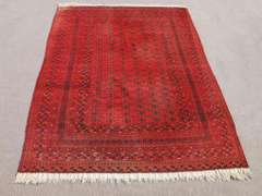 Intricate Knotted Semi Antique Turkman Tribal 11.5x8.6