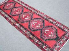 Very Rare Authentic Semi Antique Persian Ardebil Runner 10.5ft