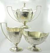 Extremely Rare Semi Antique Gorham 5 Piece Tea Service