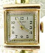 Awesome Mid-Century 14K Rose & Yellow Gold Watch