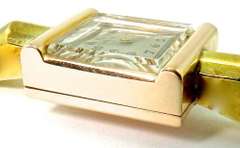Awesome Mid-Century 14K Rose & Yellow Gold Watch