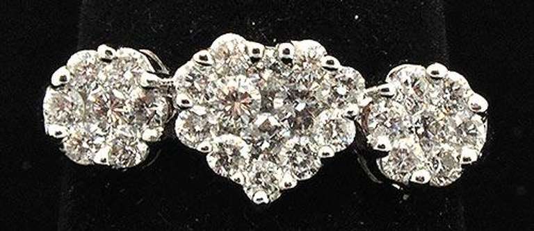 Past, Present, Future, Diamond Ring. 14k