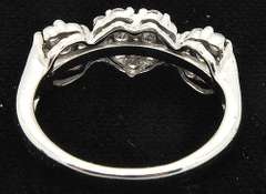 Past, Present, Future, Diamond Ring. 14k