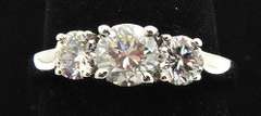 PAST, PRESENT, FUTURE RING, 14k