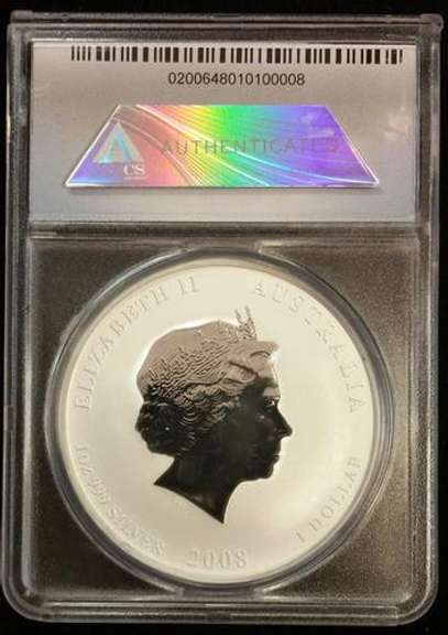 2008-P ANACS MS 70 DCAM Australia Mouse Colorized