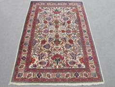 Spectacular Semi Antique Allover Persian Sarouk 7.6x11