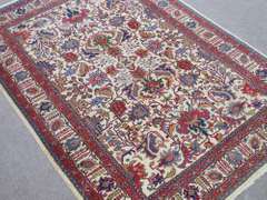 Spectacular Semi Antique Allover Persian Sarouk 7.6x11