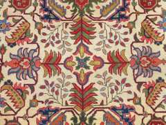 Spectacular Semi Antique Allover Persian Sarouk 7.6x11