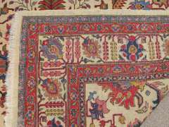 Spectacular Semi Antique Allover Persian Sarouk 7.6x11