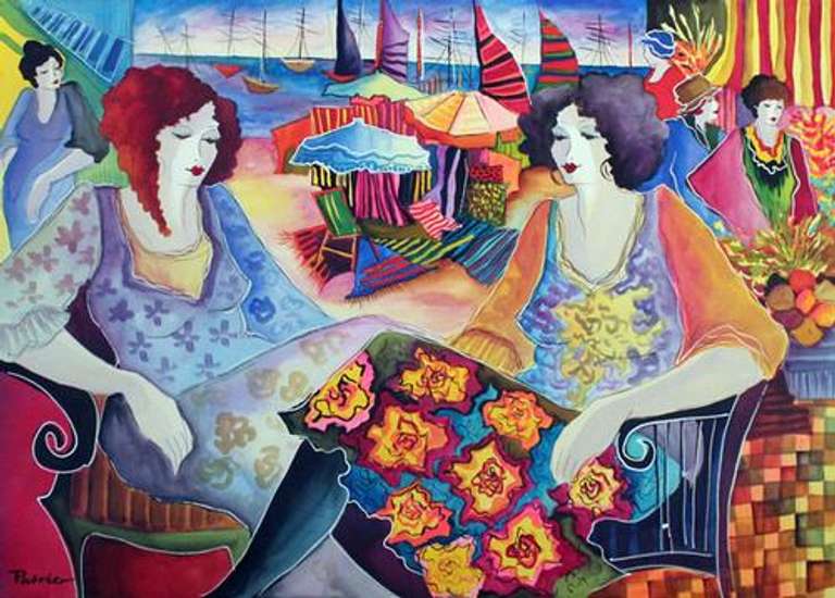 Original Signed Watercolor on Paper by Govezensky