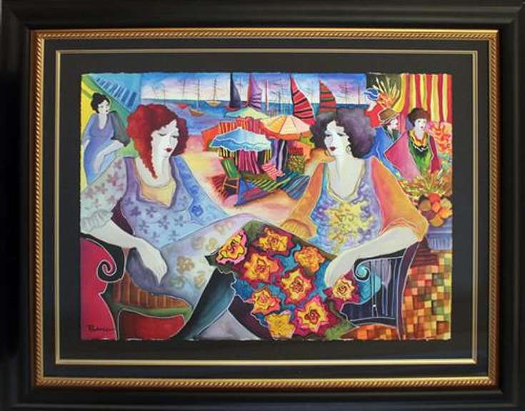 Original Signed Watercolor on Paper by Govezensky