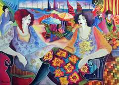 Original Signed Watercolor on Paper by Govezensky