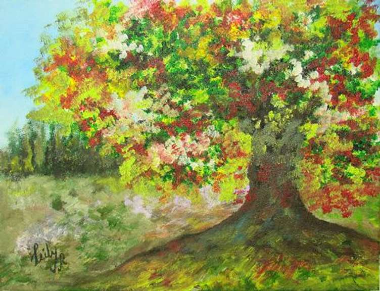 Fascinating Magical Scenary Original Signed  Painting