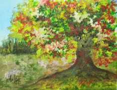 Fascinating Magical Scenary Original Signed  Painting