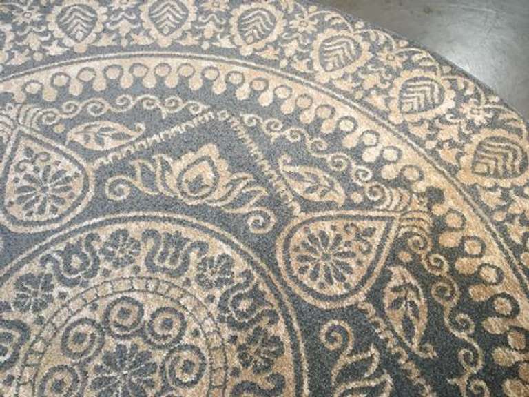 Decorative Contemporary Design Area Rug 6' Round