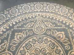 Decorative Contemporary Design Area Rug 6' Round