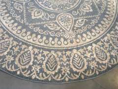 Decorative Contemporary Design Area Rug 6' Round