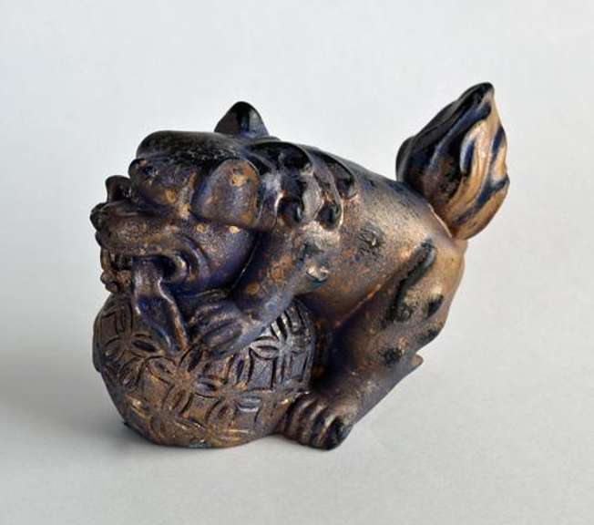 Rare Kangxi Period Foo Dog Weight Figure Replica