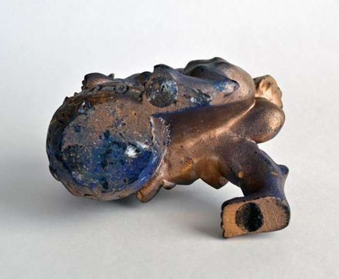 Rare Kangxi Period Foo Dog Weight Figure Replica