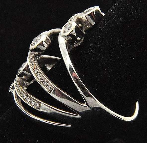 1ctw Diamond Ring in 18k White Gold