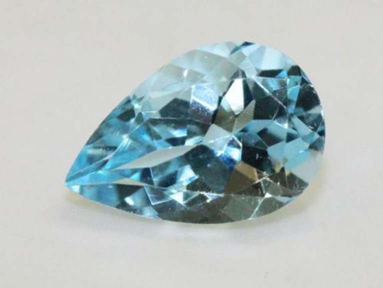 Cerulean Aquamarine Pear - 1.20 cts.