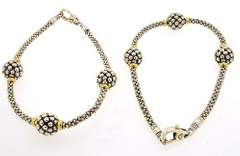 Designer Lagos Sterling Silver Bracelet & Necklace Set