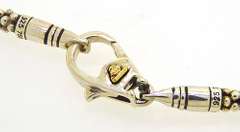 Designer Lagos Sterling Silver Bracelet & Necklace Set