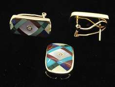 GORGEOUS SET PENDANT AND EARRINGS