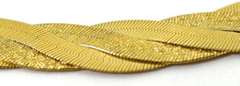 Italian Made 14K Braided Necklace